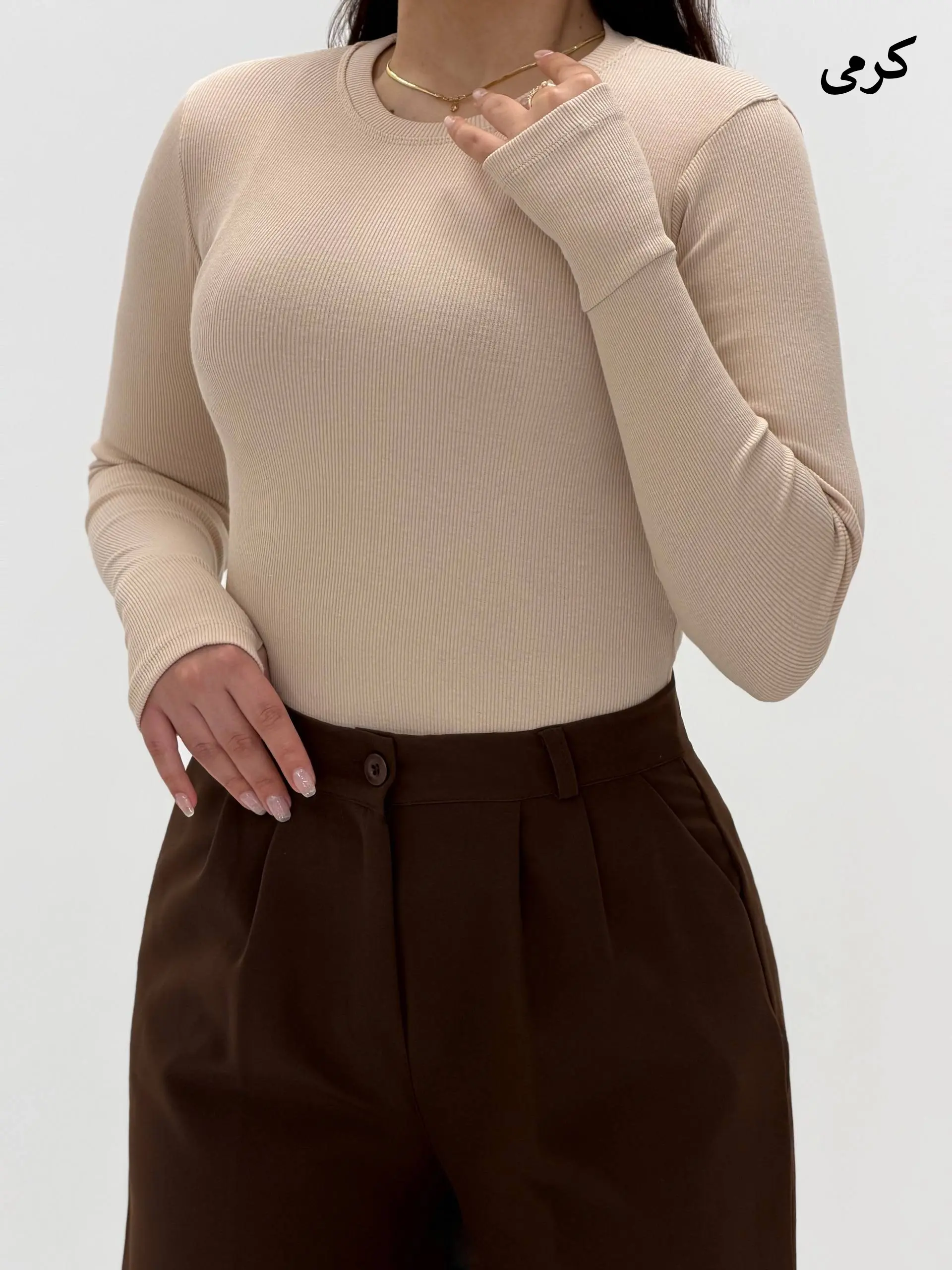 3885-بادی یقه گرد بیسیک